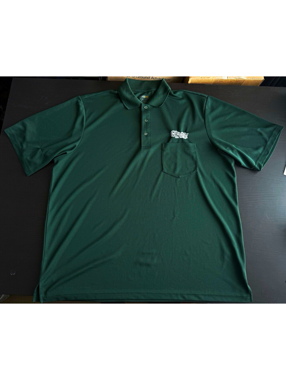 O'Reilly Auto Parts Core365 Men's 2XL Green Golf Polo Shirt Lightweight Stretch